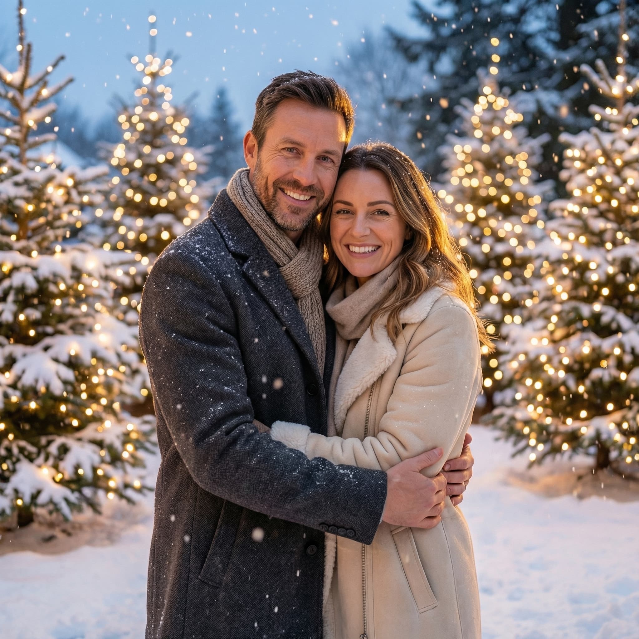 Couple Winter Romance