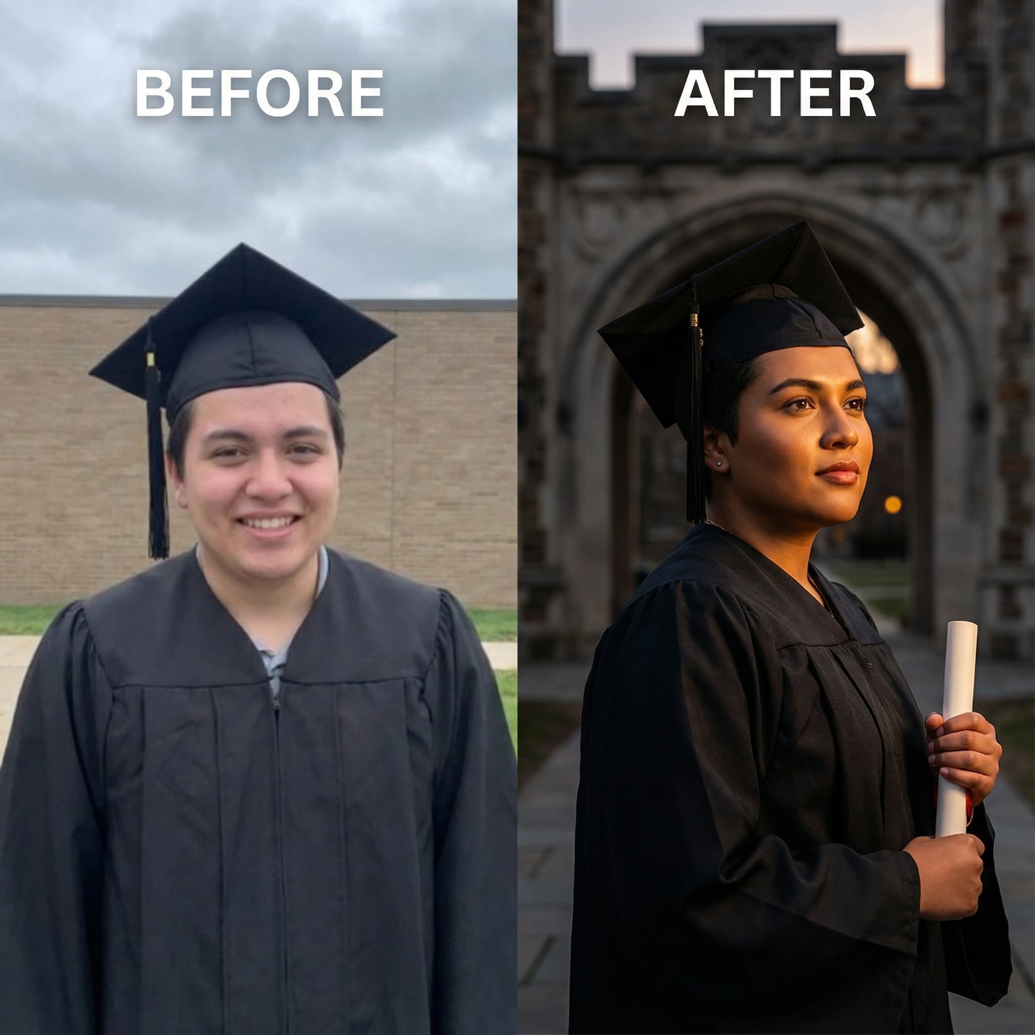 Graduate Portrait Evolution